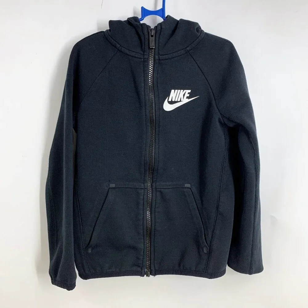 Nike Kids‎ Tech Fleece Full Zip Long Sleeve Hoodie Sweatshirt Size 4-5Y